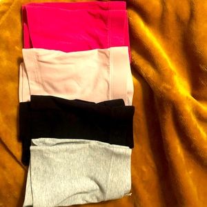 4 pair of Girls short biker shorts (3T)